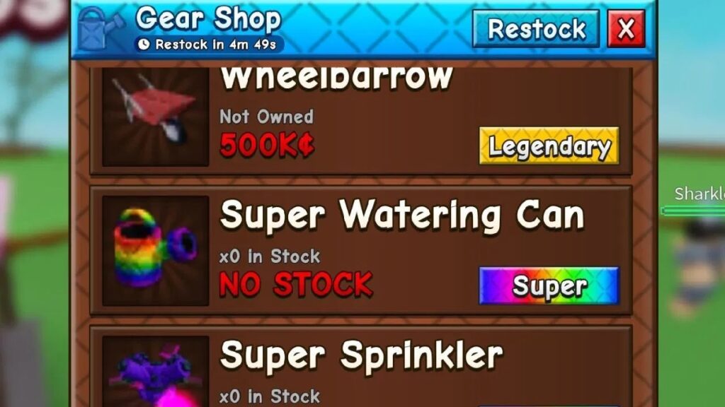 Get the Super Watering Can in Grow a Garden 2