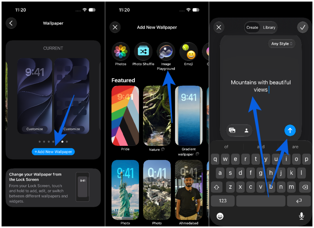 Go to Wallpaper Picker in iOS 27