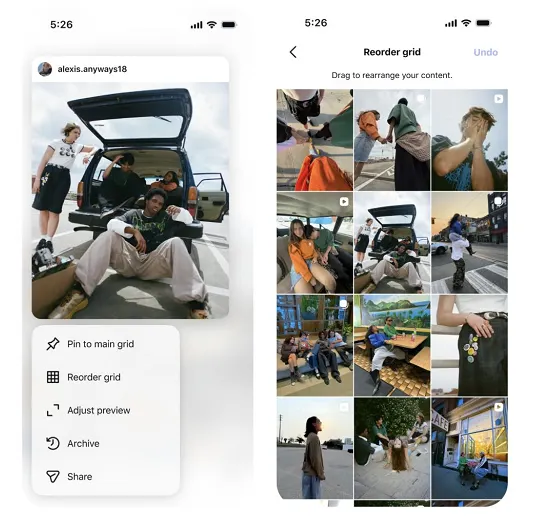 Reorder Posts on Your Instagram Profile Grid