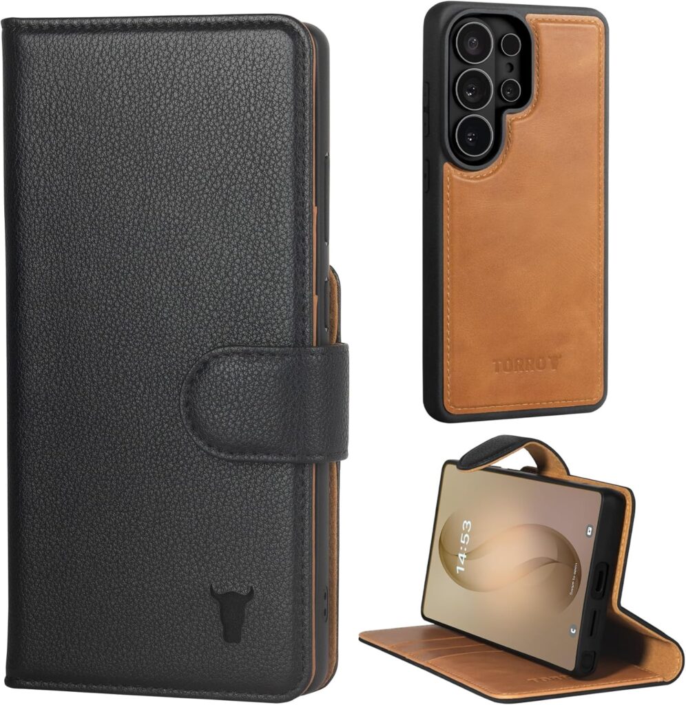 TORRO Leather Case Compatible with Samsung Galaxy S26