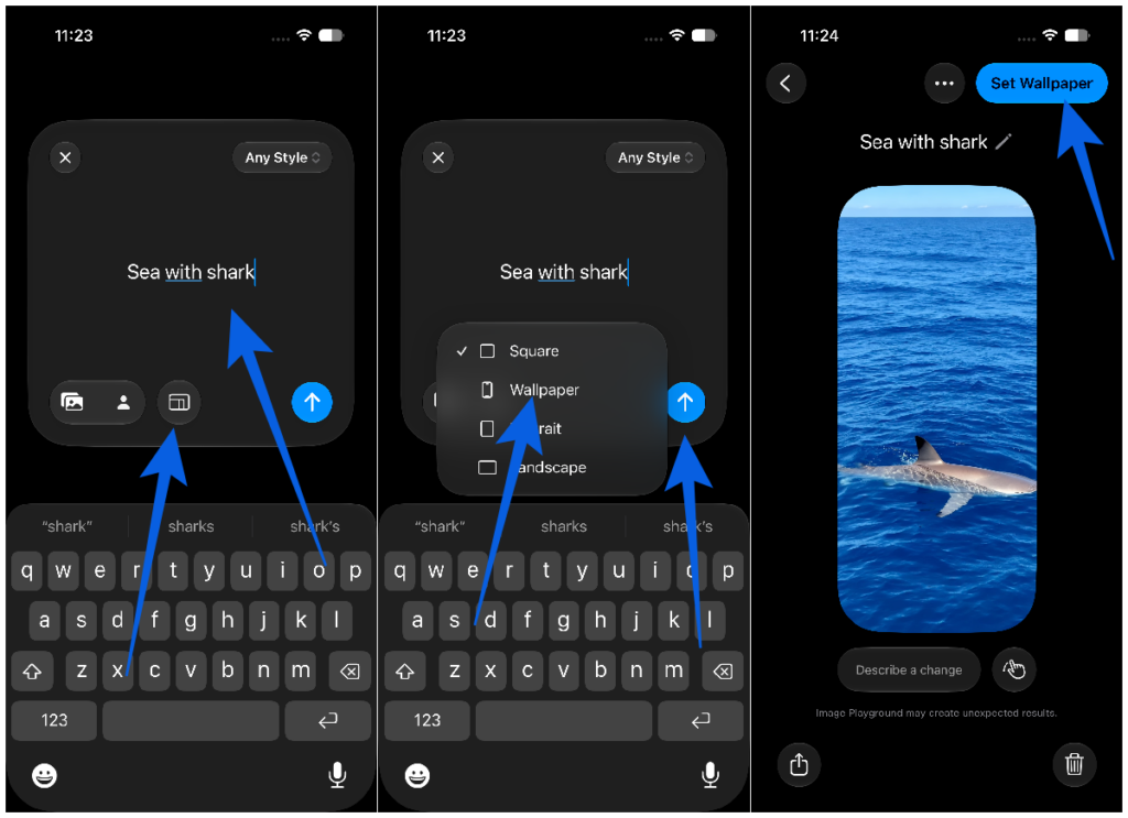 Use the Image Playground App to Generate Wallpapers on iOS 27