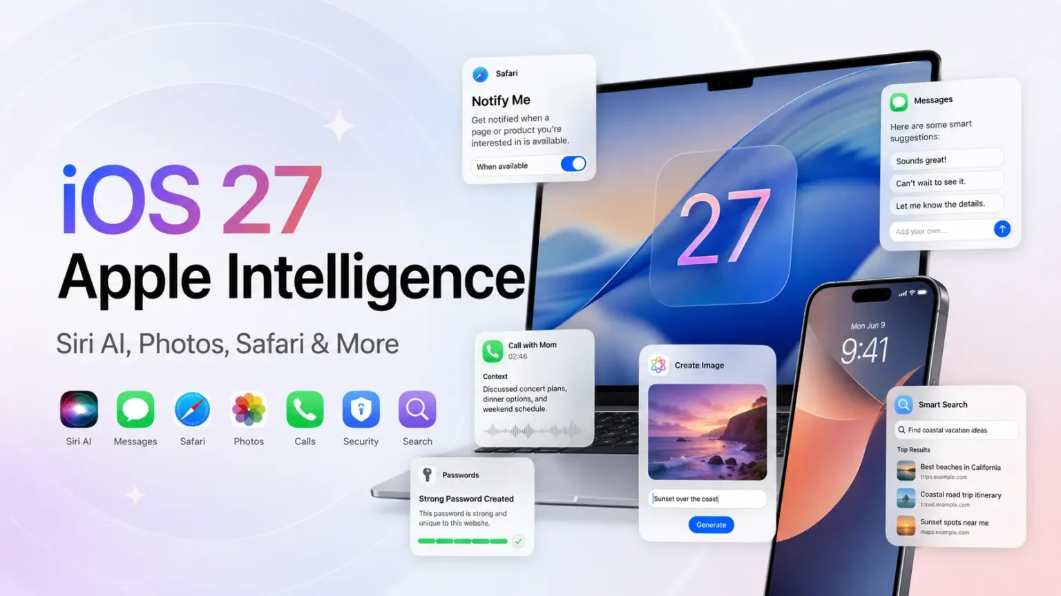 iOS 27 Apple Intelligence Features