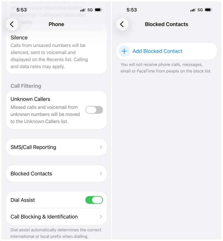 Apple Finally Explains the Blocked Contacts Limit