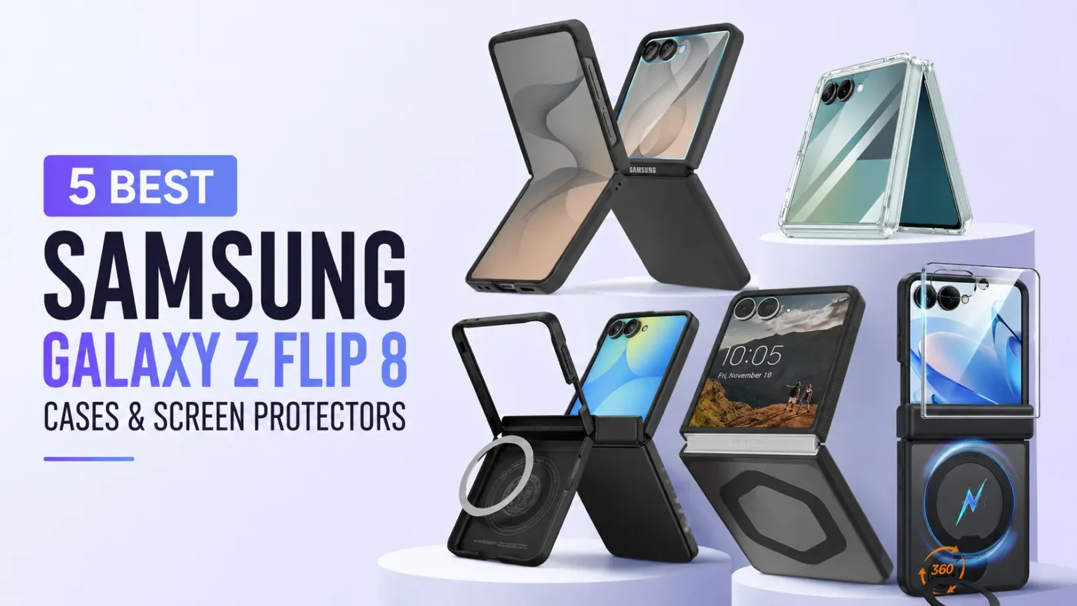Best Samsung Galaxy Z Flip 8 Cases and Screen Protectors