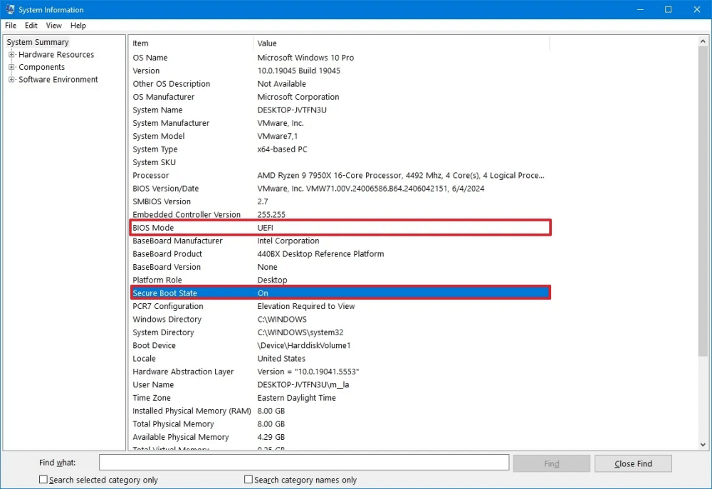 Check Your Secure Boot Status in Windows 11