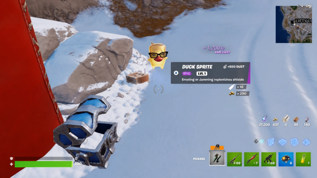 Find the Duck Sprite in Fortnite Chapter 7 Season 3