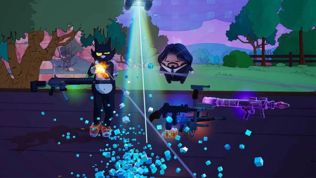 Find the John Wick Sprite in Fortnite