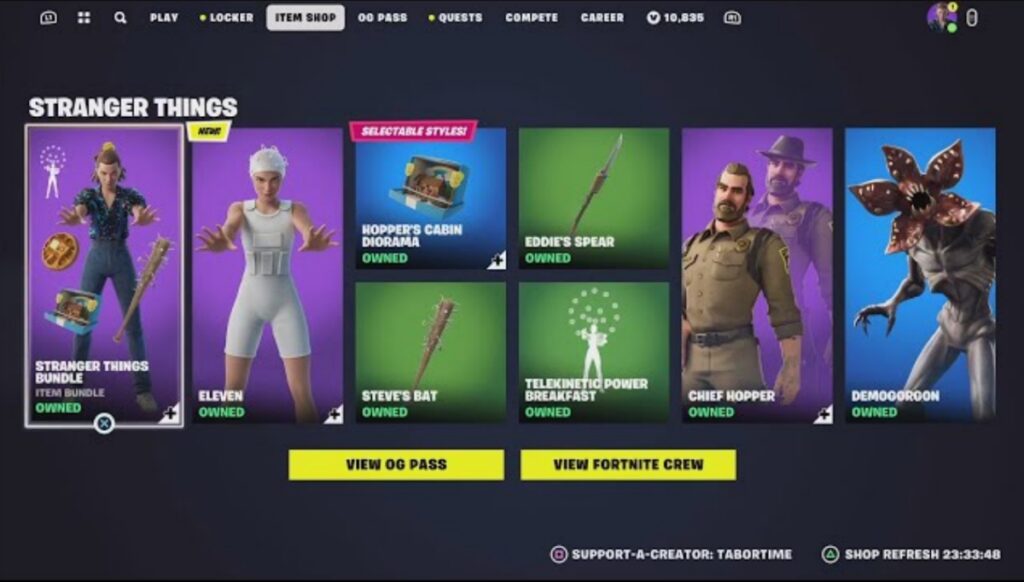Get Stranger Things Skins in Fortnite