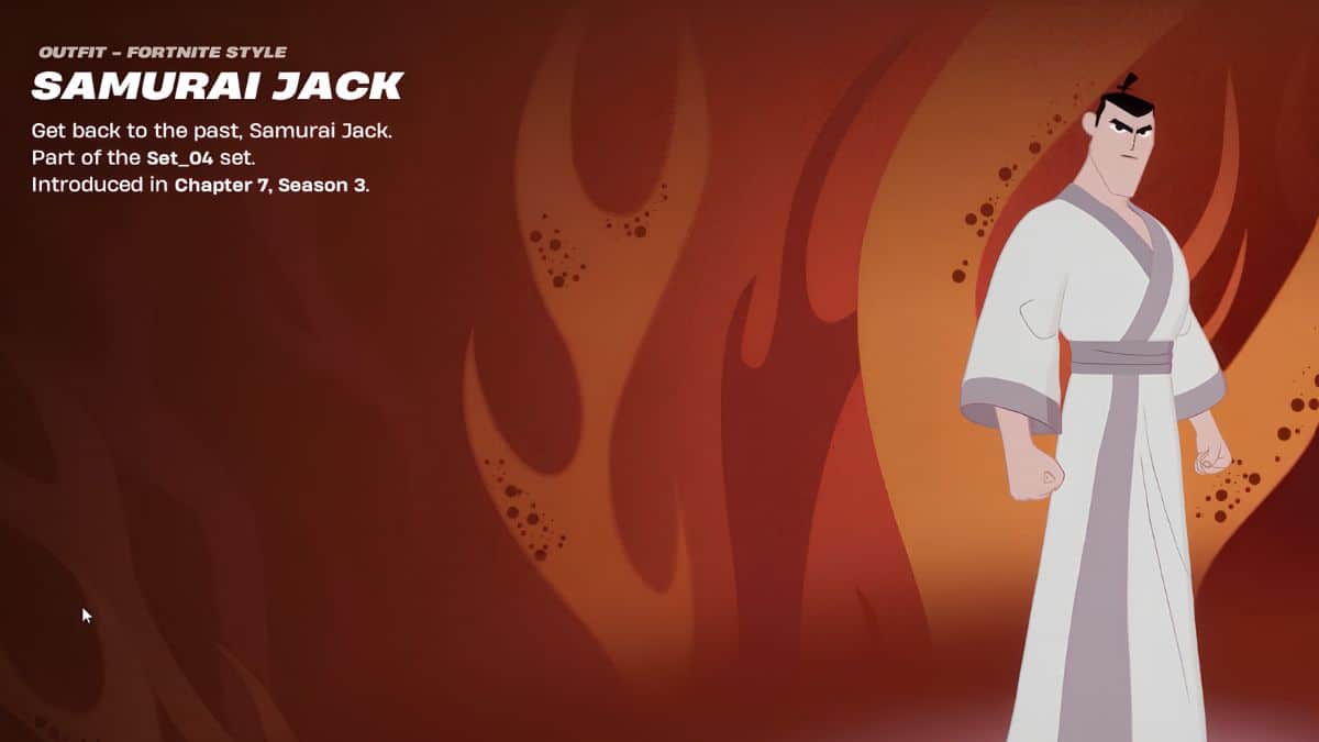 Get the Samurai Jack Skin in Fortnite