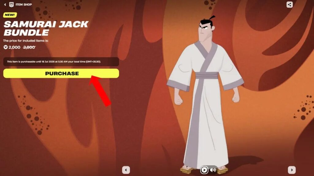 Get the Samurai Jack Skin in Fortnite