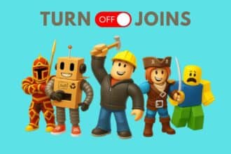 How to Turn Off Joins in Roblox