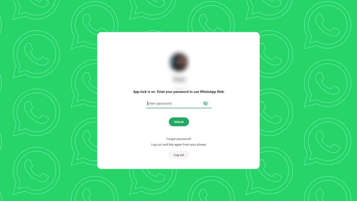 Lock WhatsApp Web With a Password