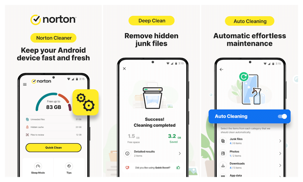 Norton Cleaner – Junk Removal Android Cleaner App