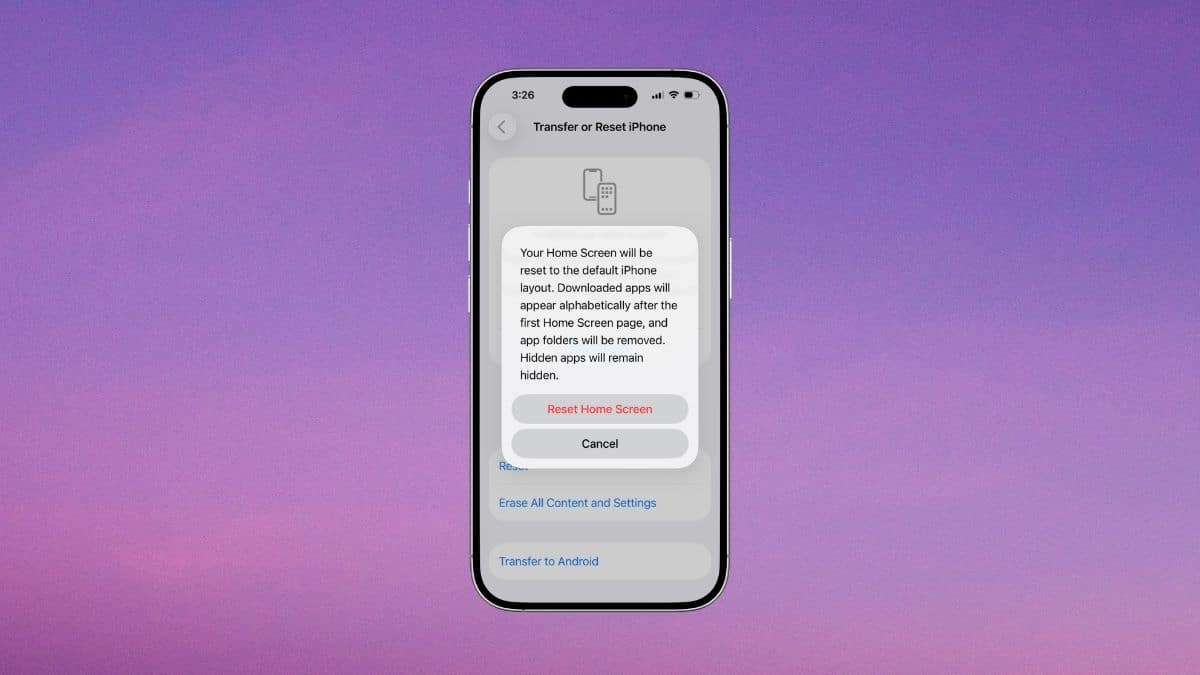 Reset Your iPhone Home Screen Layout Without Losing Apps or Data