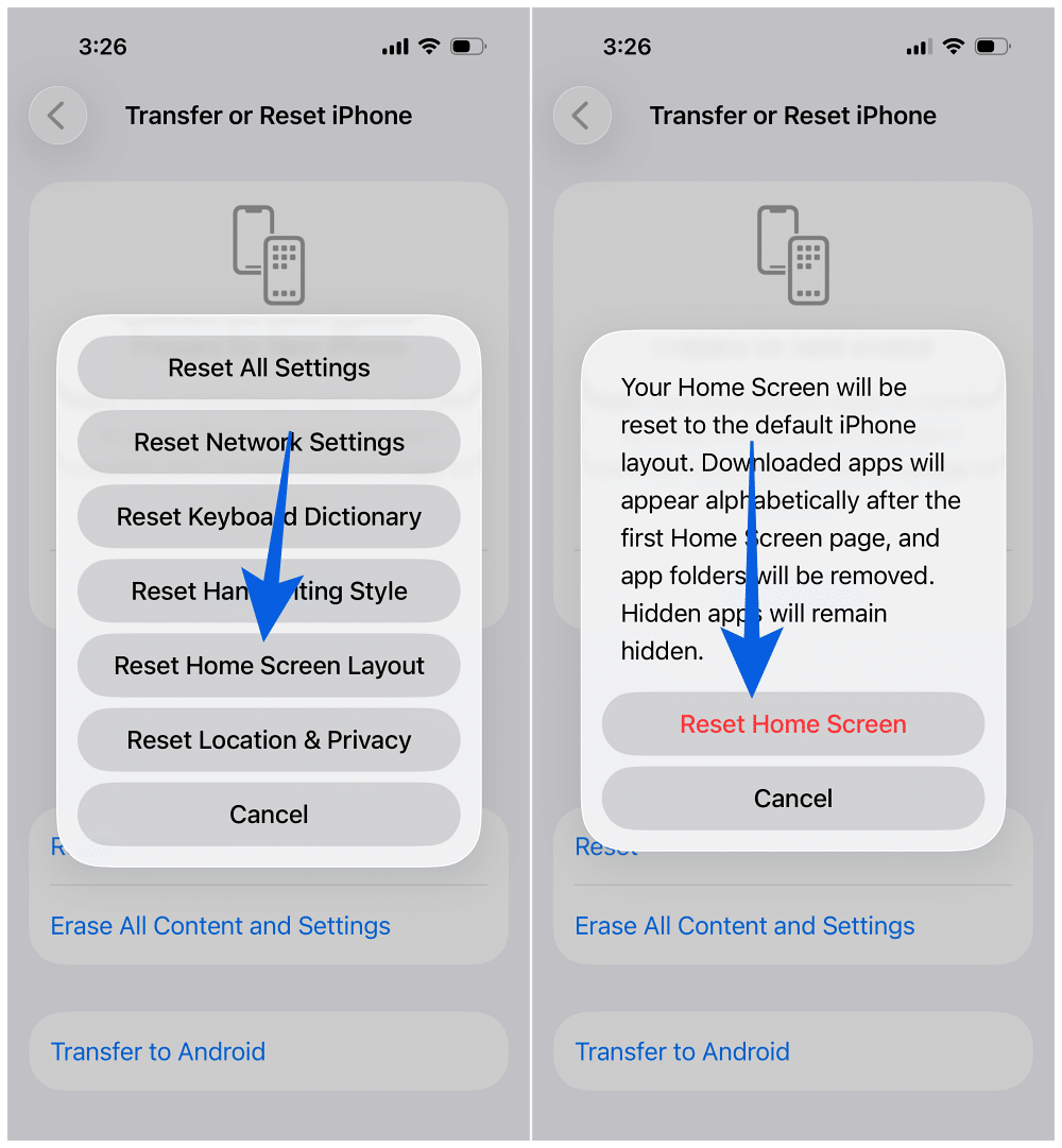 Reset Your iPhone Home Screen Layout