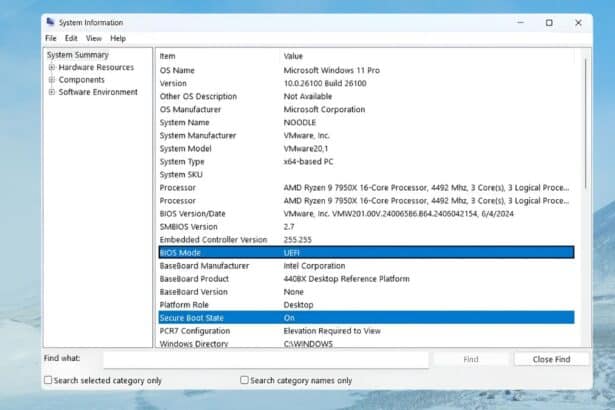 Secure Boot in Windows 11