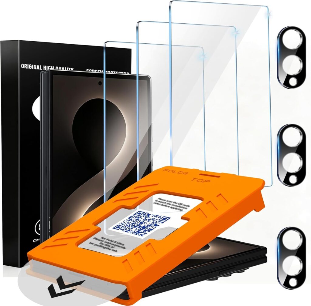 SiHPuoy 3Pack Tempered Glass Screen Protector