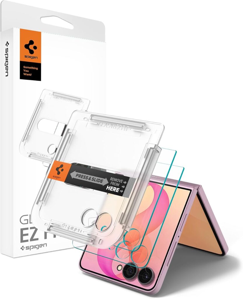 Spigen GlasTR EZ FIT Screen Protector for Galaxy Z Flip 8