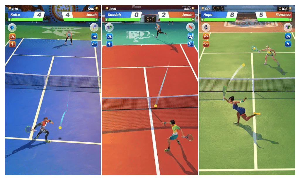 Tennis Clash Multiplayer One-Handed Android Game