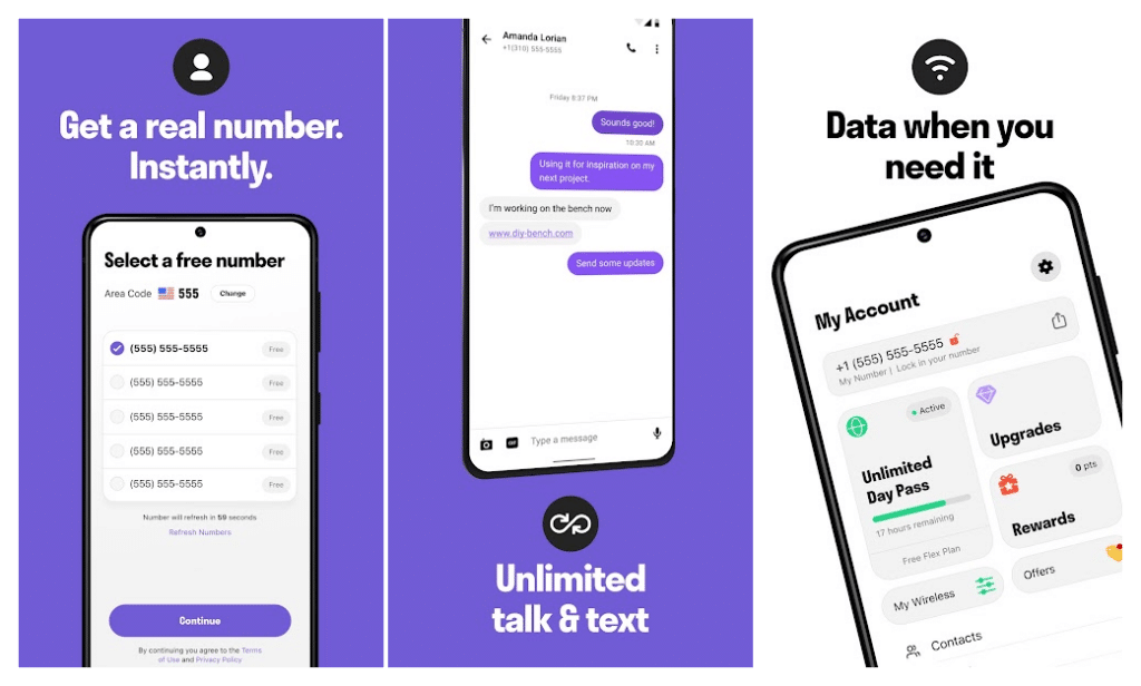 TextNow Second Phone Number App