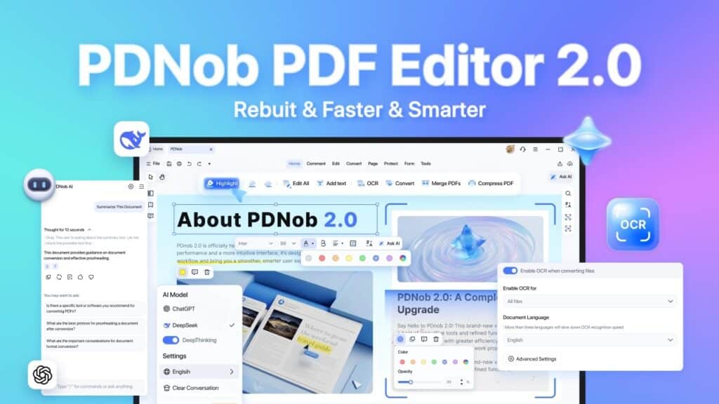 What Is PDNob PDF Editor?
