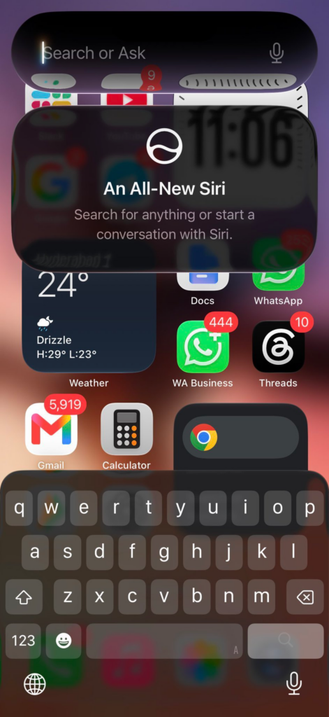 iOS 27 Beta 4 splash screen