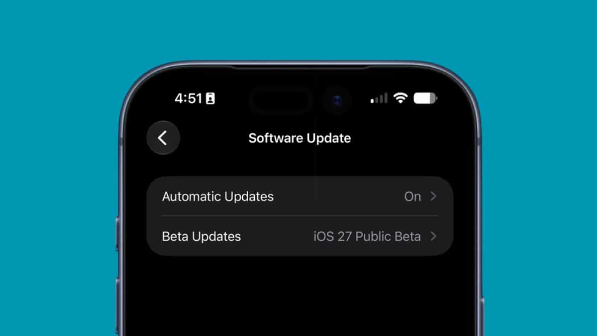 iOS 27 Public Beta Is Now Available