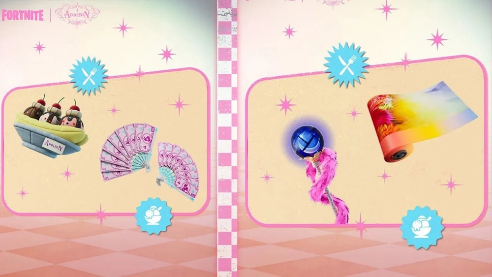 Addison Rae Fortnite Cosmetics