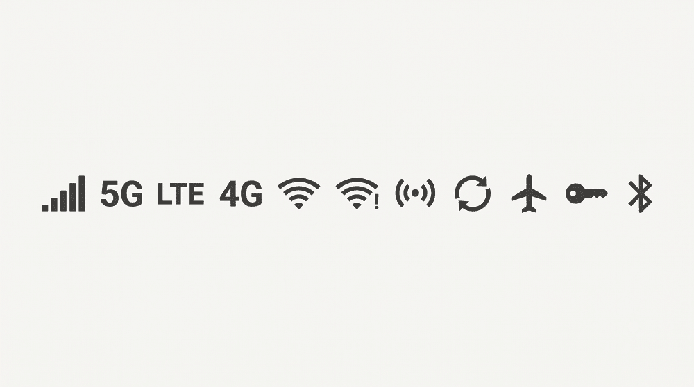 Android Connectivity Icons