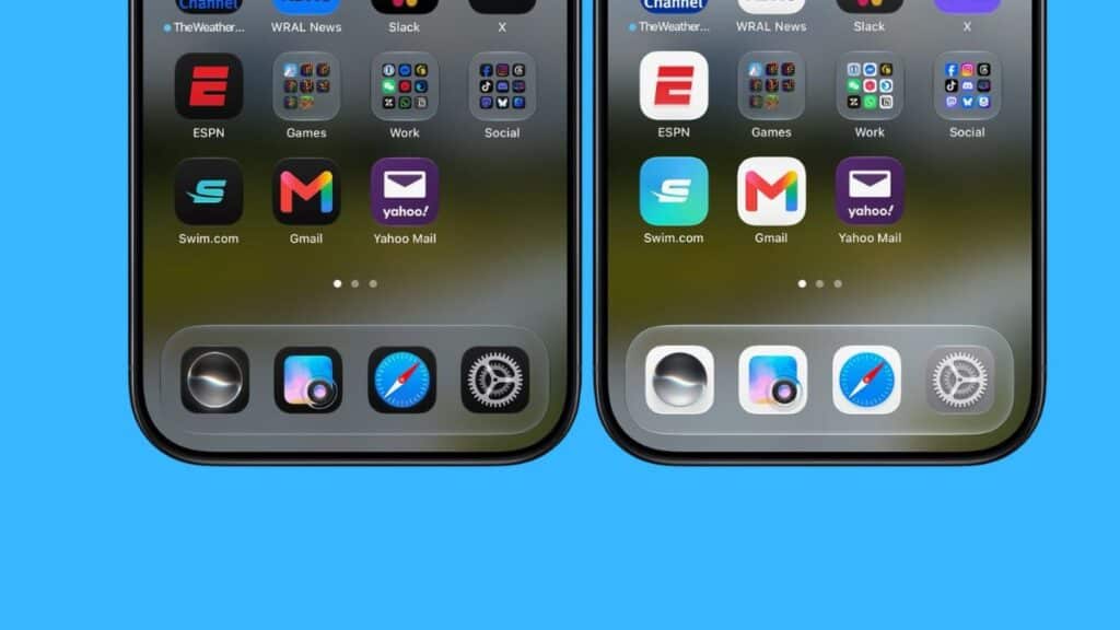 App Icons Changes in iOS 27 Beta 5