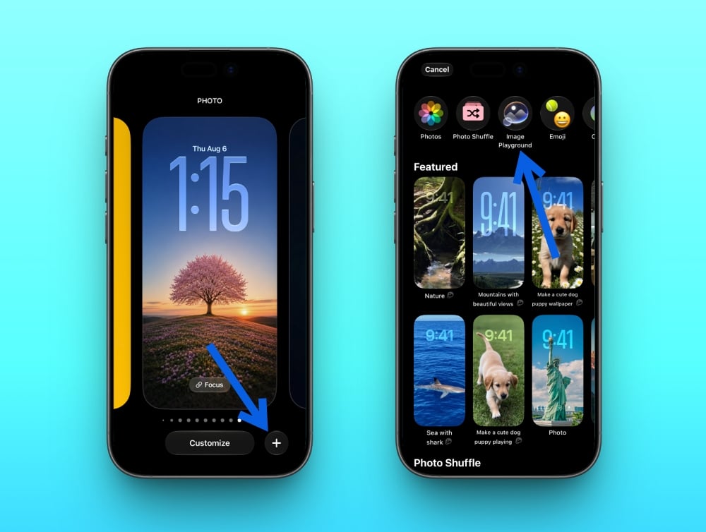 Create AI Wallpapers With Image Playground