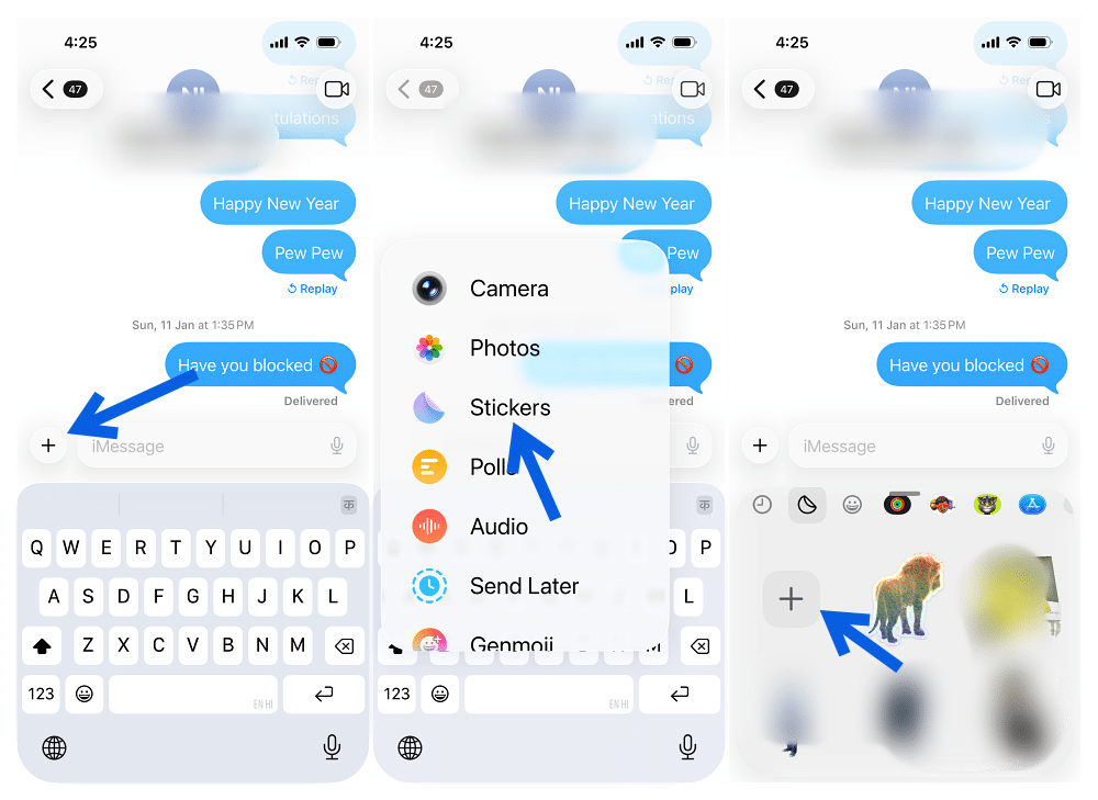 Create a Sticker Directly in Messages