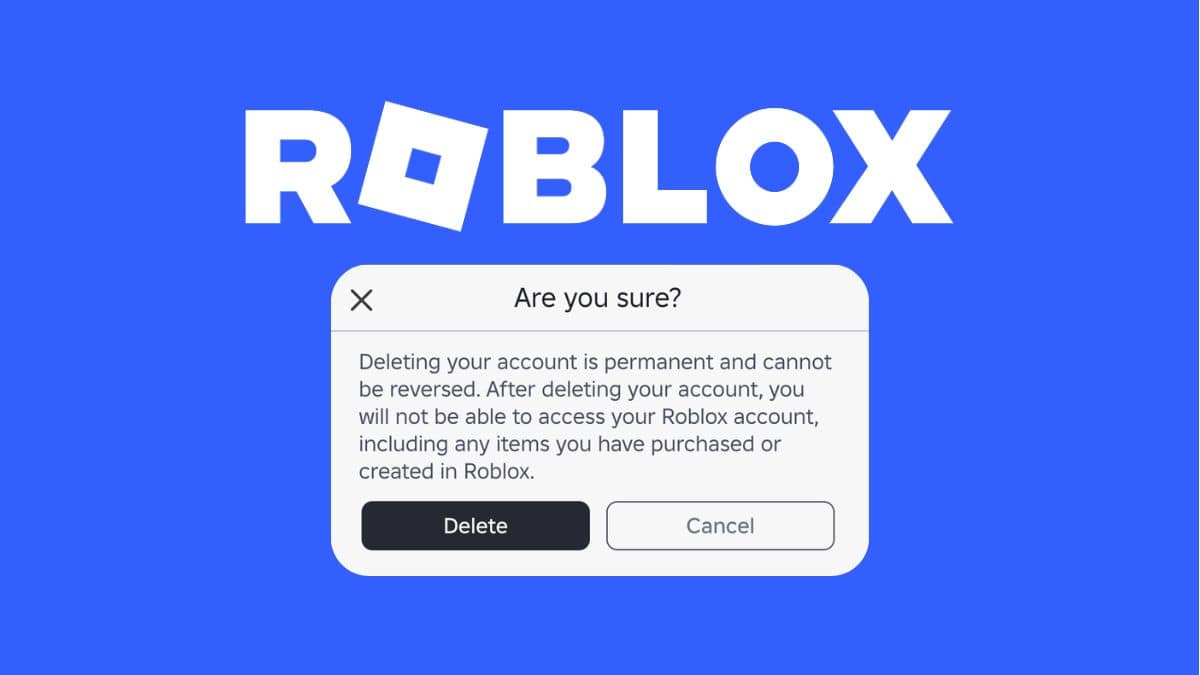Delete Your Roblox Account Permanently