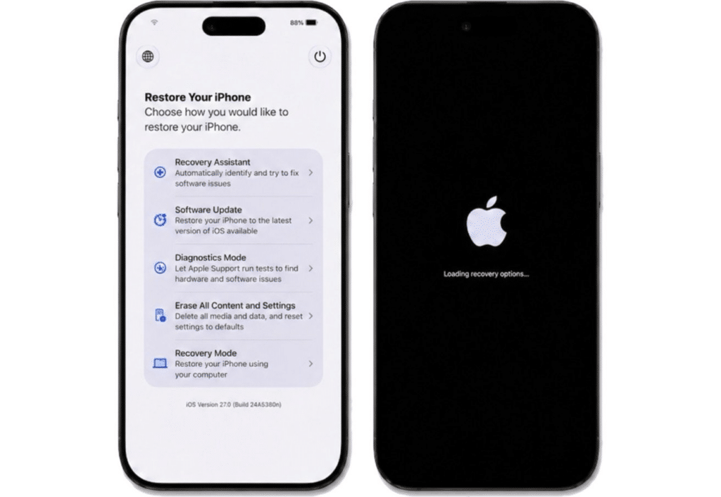 Enter the iOS 27 Recovery Screen Manually