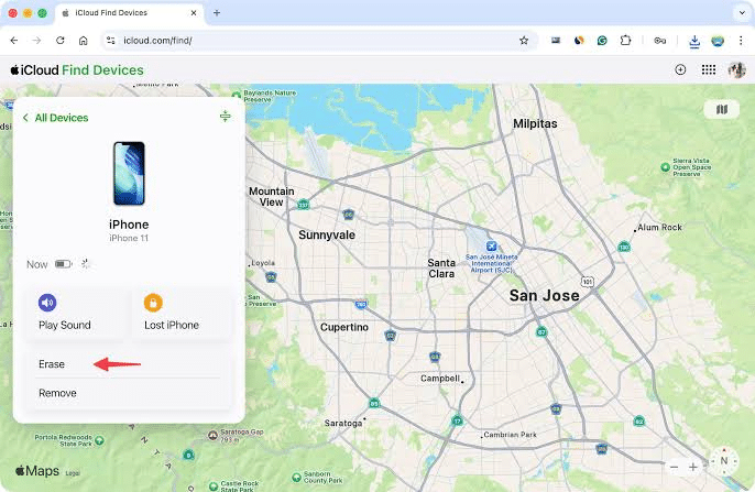 Erase Your iPhone Remotely With iCloud