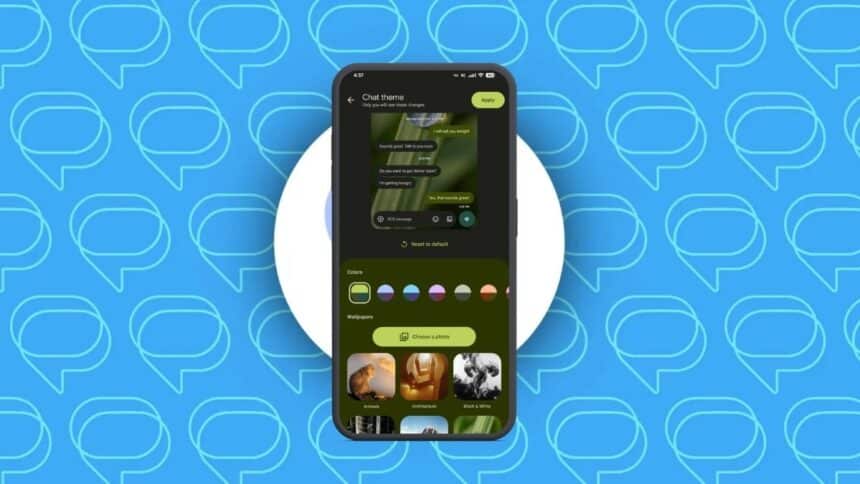 How to Customize a Google Messages Chat's Theme