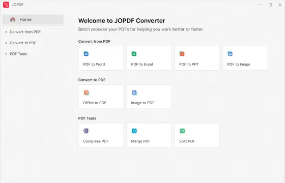 JOPDF Converter