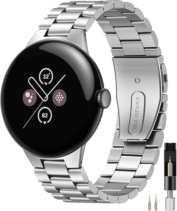 Miimall Metal Band Compatible for Google Pixel Watch 5