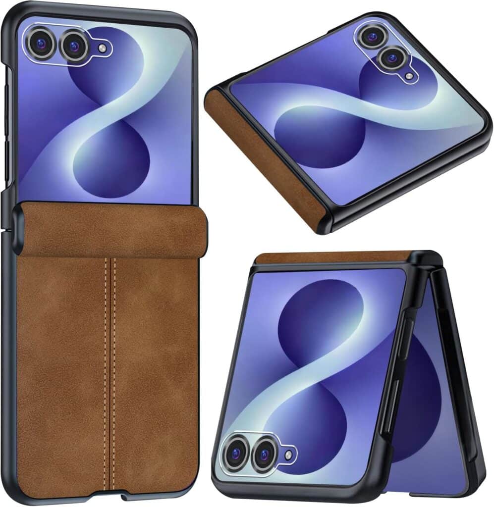 NINKI Leather Case for Samsung Galaxy Z Flip 8