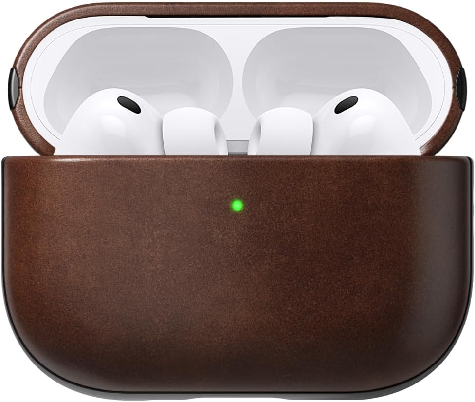 Nomad Airpods Pro 3 Case in Rustic Brown Horween Leather