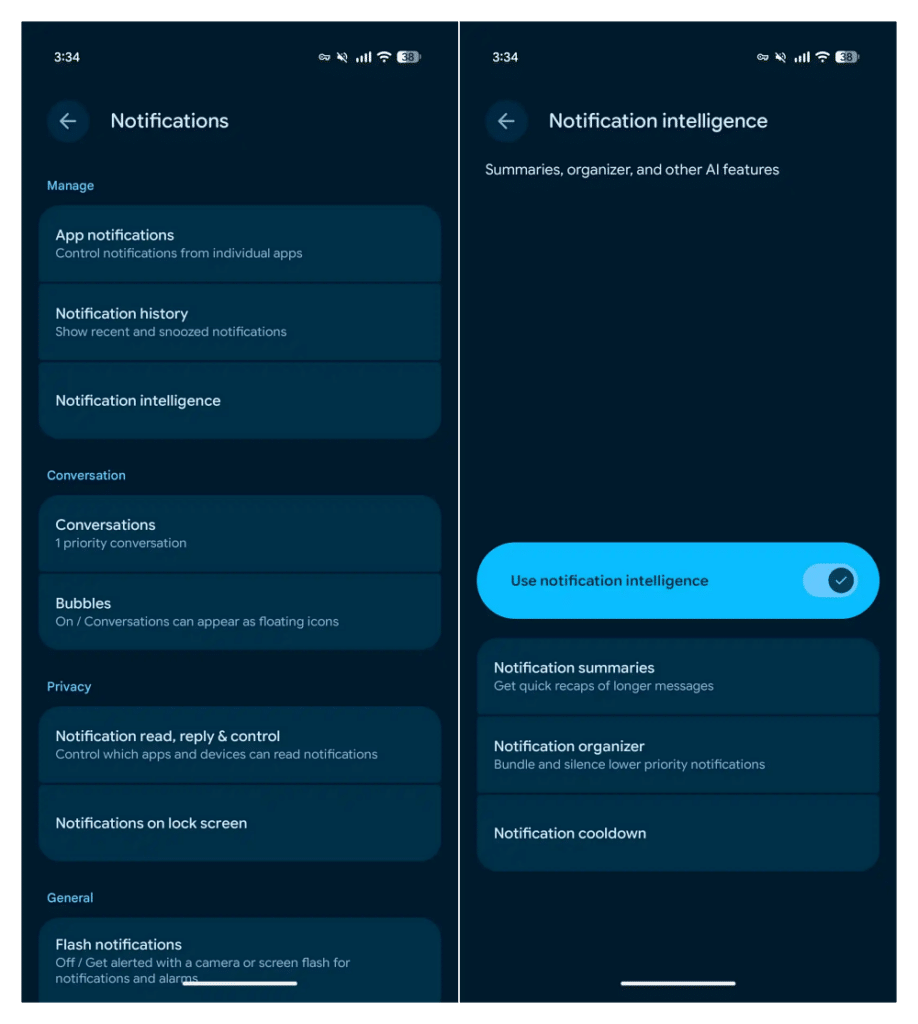 Notification Intelligence in Android 17 QPR2 Beta 4