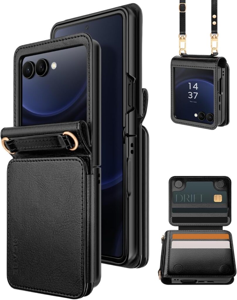 OCASE for Samsung Galaxy Z Flip8 Crossbody Wallet Case
