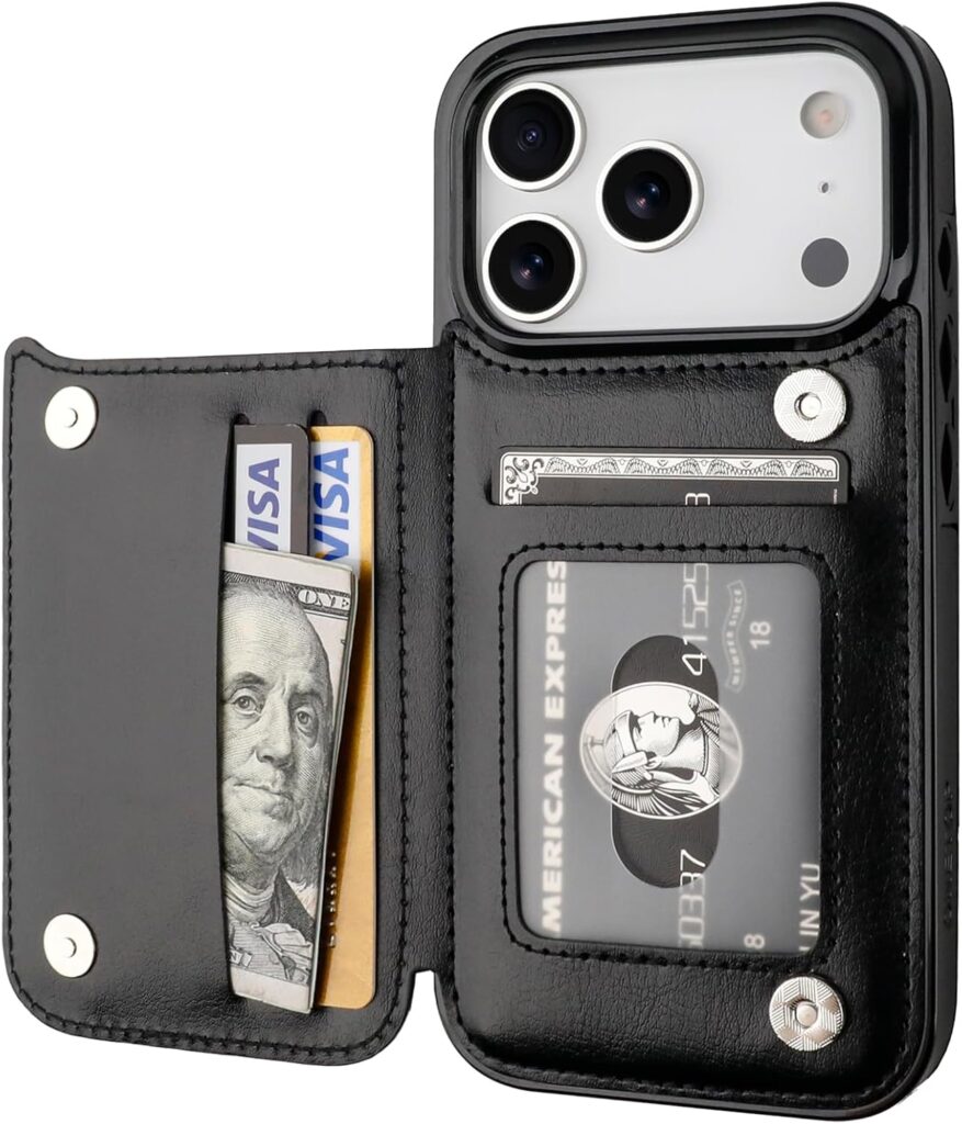 ONETOP for iPhone 17 Pro Wallet Case