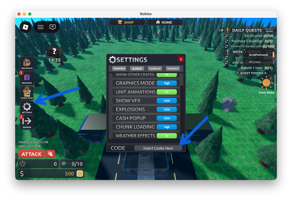 Redeem Codes in Build a Military Base