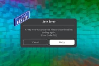 Roblox Error Code 529