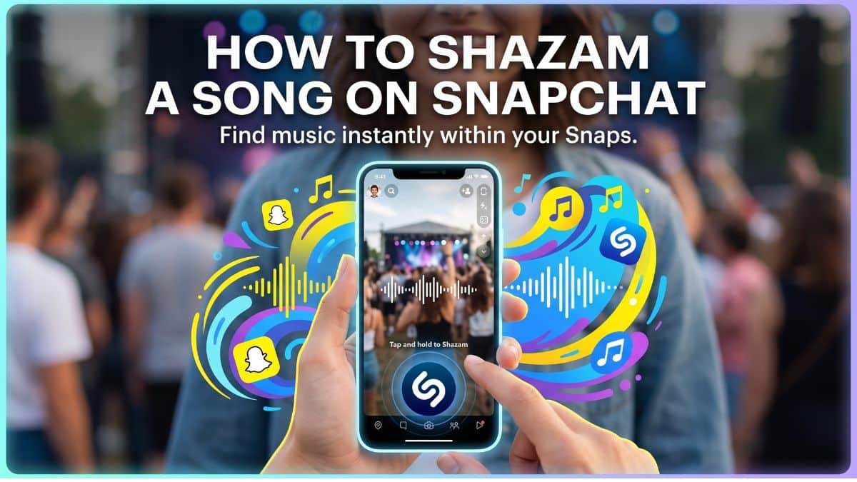 Shazam a Song on Snapchat