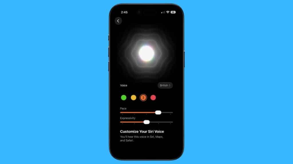 Siri's Voice in iOS 27 Beta 5