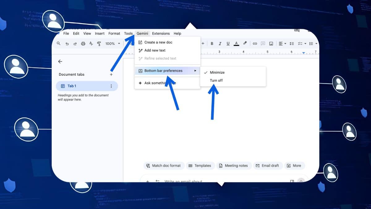 Turn Off Gemini in Google Docs