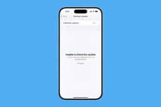 Unable to Check for Update