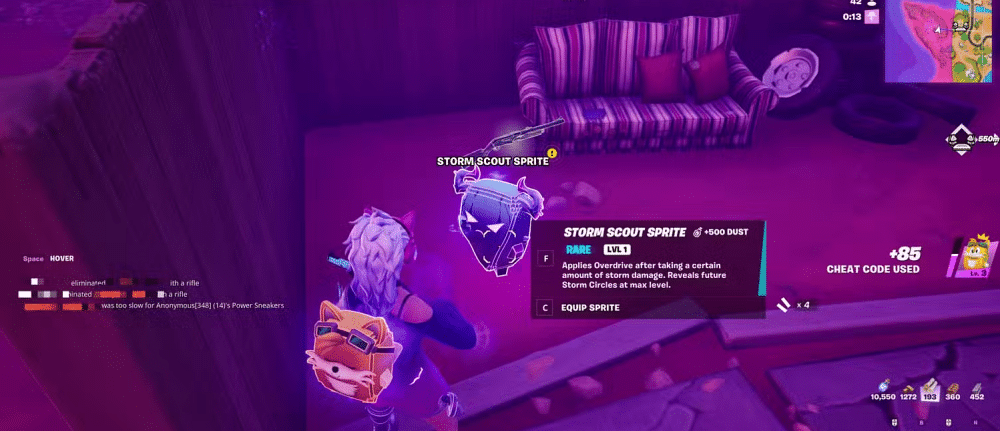 Unlock the Storm Scout Sprite